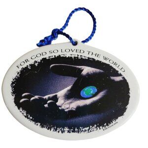 John 3:16 Bible Verse Christmas Ornament Confirmation Christian Gift Holiday